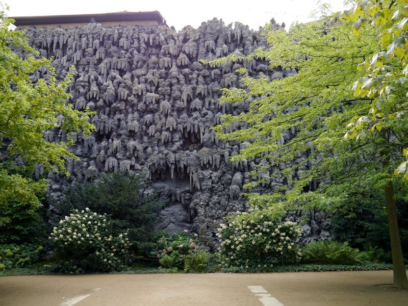 Dripstone Wall in Petřín Park