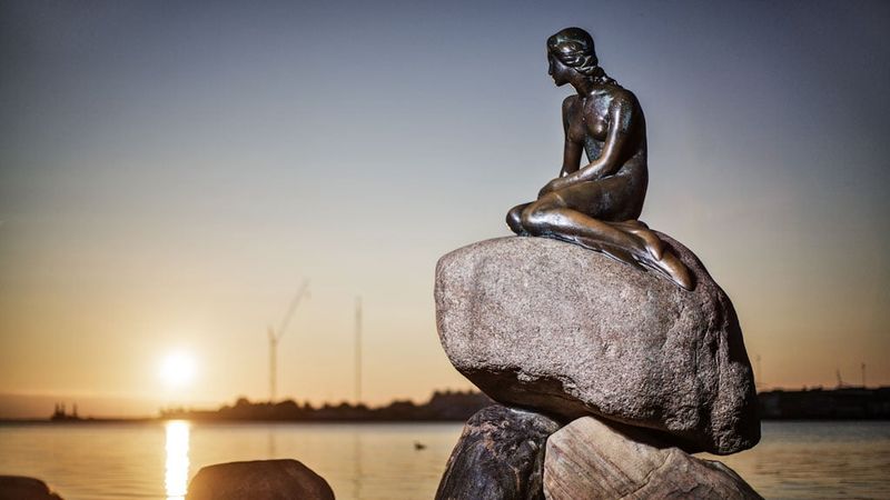 Little Mermaid Statue, Copenhagen (distance)