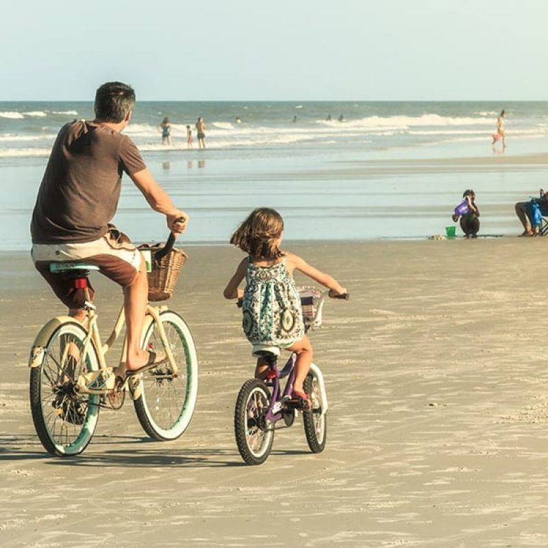 Rent bikes to get around