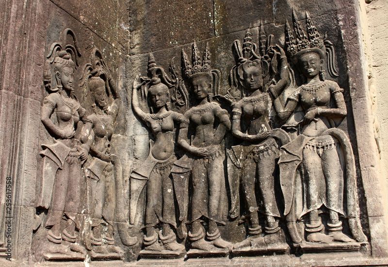 Angkor Wat, Cambodia (close-up)