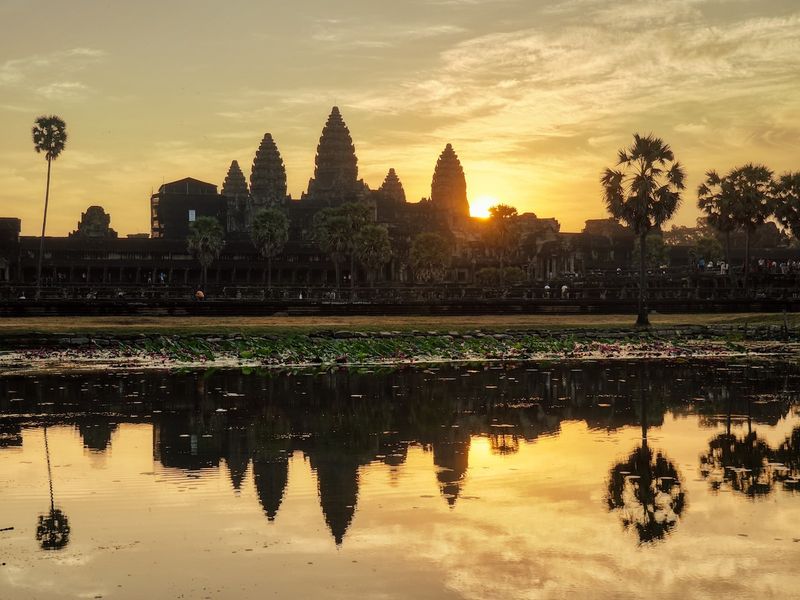 Angkor Wat's Reflecting Pools
