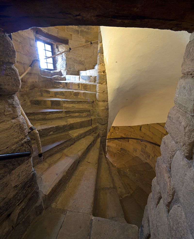 Spiral Stone Staircases in Towers