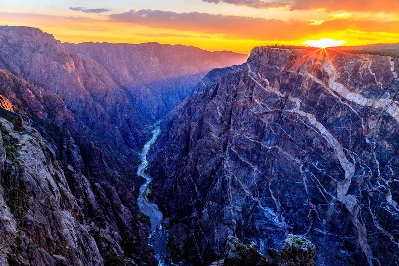 Dramatic Black Canyon of the Gunnison, Colorado