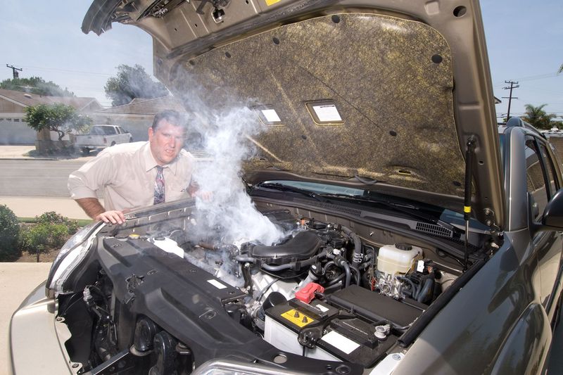 Handle an Overheating Engine Safely