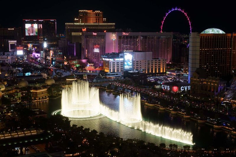 The Las Vegas Strip At Night