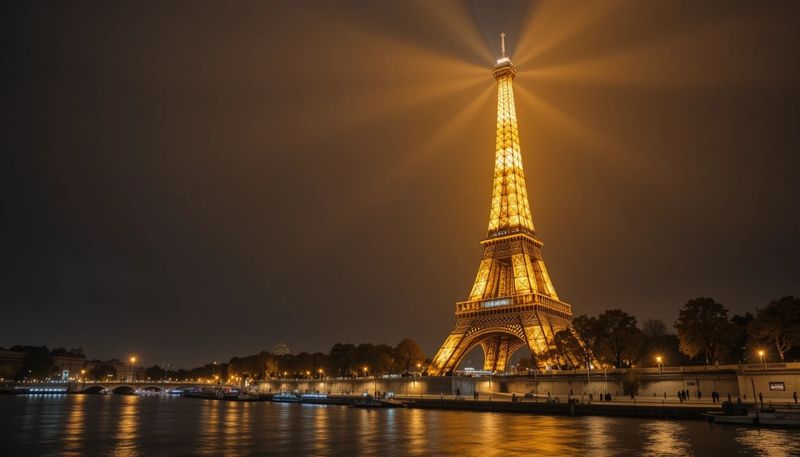 The Eiffel Tower's Nighttime Sparkle