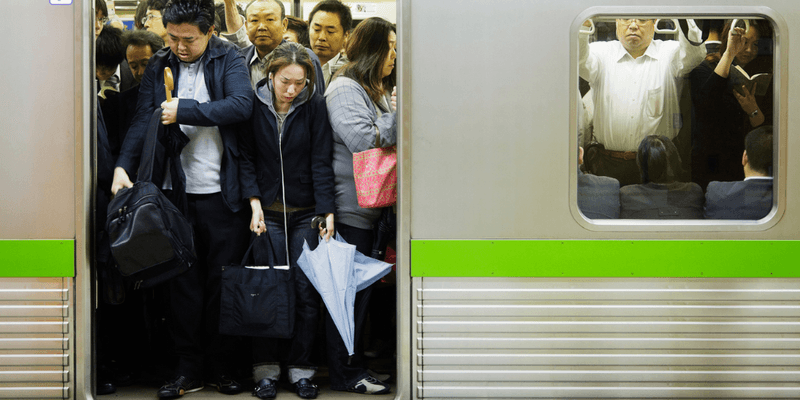 Ignoring Train Rush Hour Times