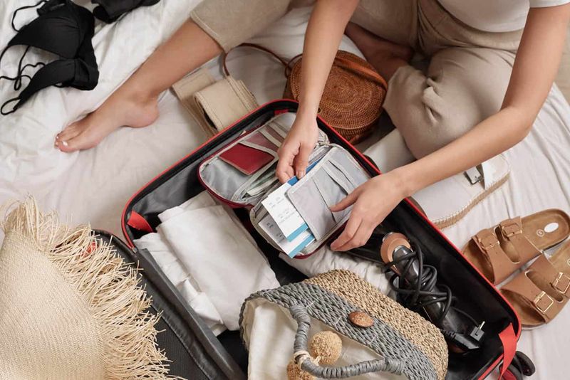 Leaving valuables in checked bags