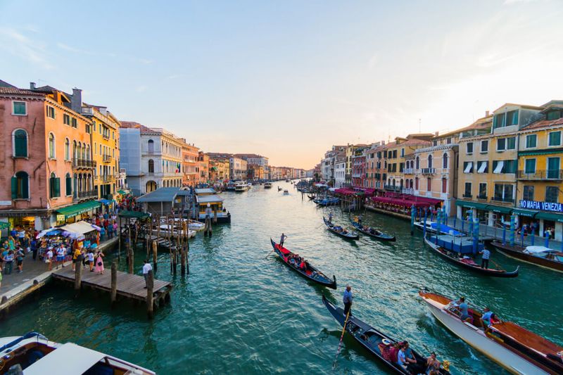 Venice's Touristy Grand Canal