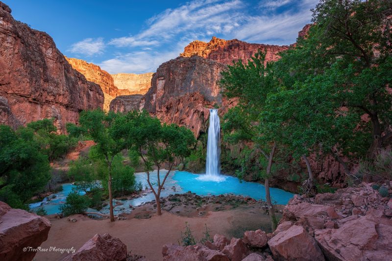 Havasu Falls' Turquoise Waters