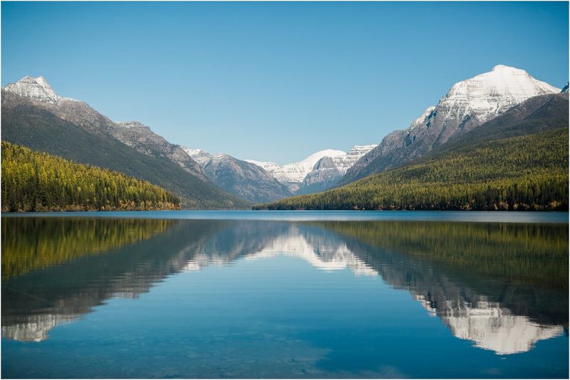 Bowman Lake's Crystal Clear Waters