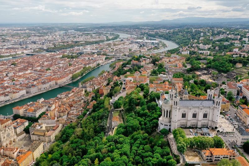 Basilica Of Notre-Dame De Fourvière And Panoramic Views