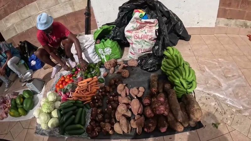 Visiting Local Markets In Kingstown