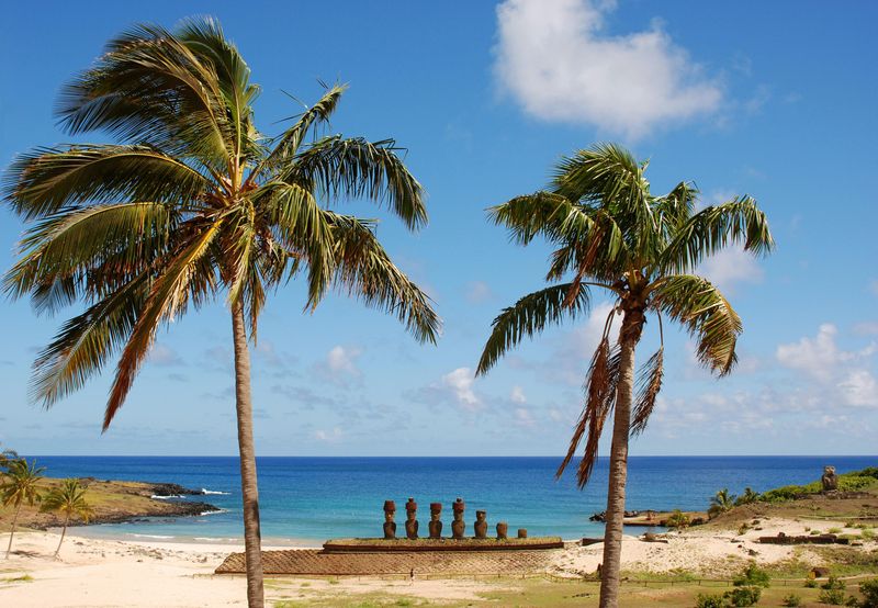 Anakena Beach, Easter Island