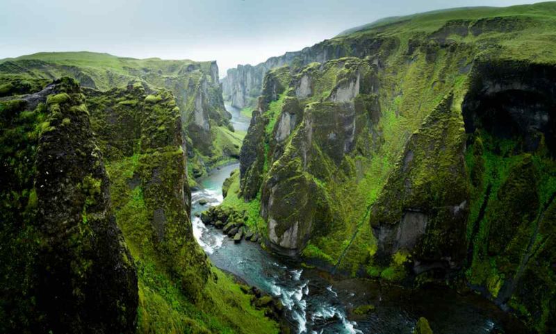 Fjaðrárgljúfur Canyon, Iceland