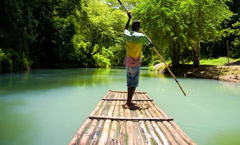 Float Down The Martha Brae River On A Bamboo Raft