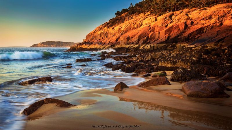 Acadia National Park Beach, Maine