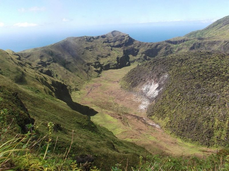 Hiking La Soufrière Volcano