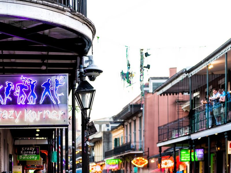 Bourbon Street's Seedy Atmosphere