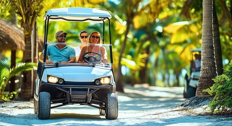 Rent A Bike Or Golf Cart To Get Around