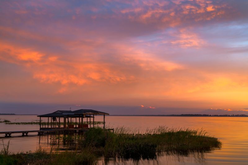 Explore The Scenic Lake At The City's Center