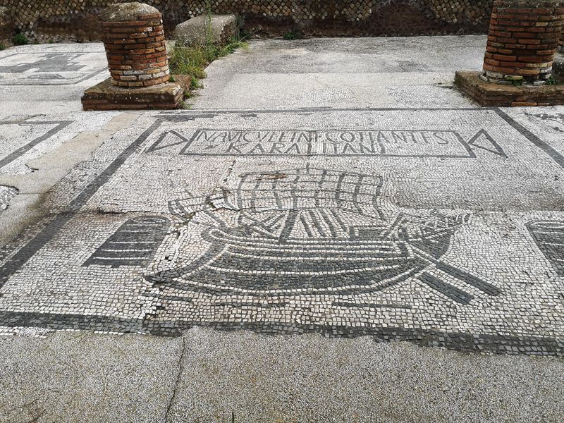 Mozaics Of Ostia Antica