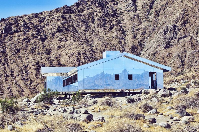 The Mirrored House In California