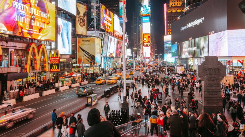 Times Square in New York City