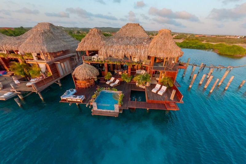 Postcard Inn Beach Resort & Marina Overwater Cabanas