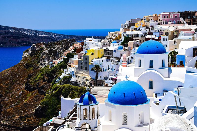 Santorini In High Season