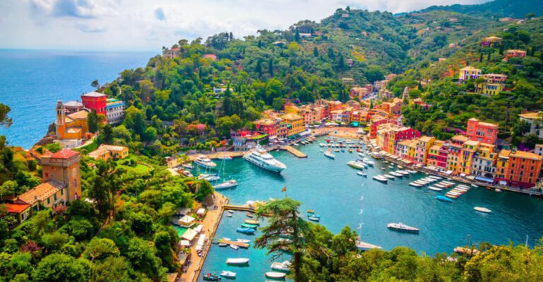 This Postcard-Worthy Port In Italy Promises Delicious Seafood, Pasta, And Focaccia