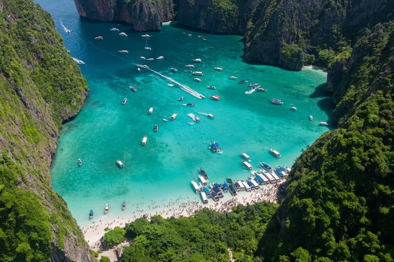 Maya Bay (The Beach) in Thailand