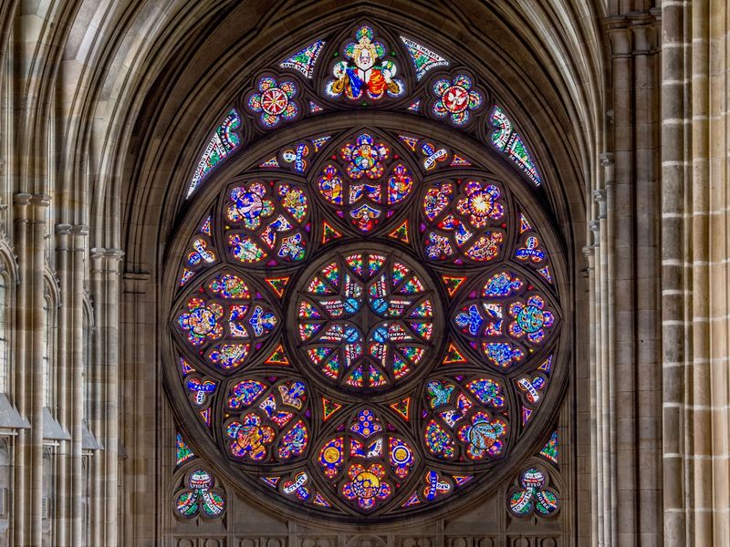 Magnificent Rose Window Stained Glass