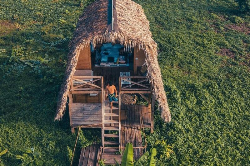 Stay in guesthouses or eco-lodges