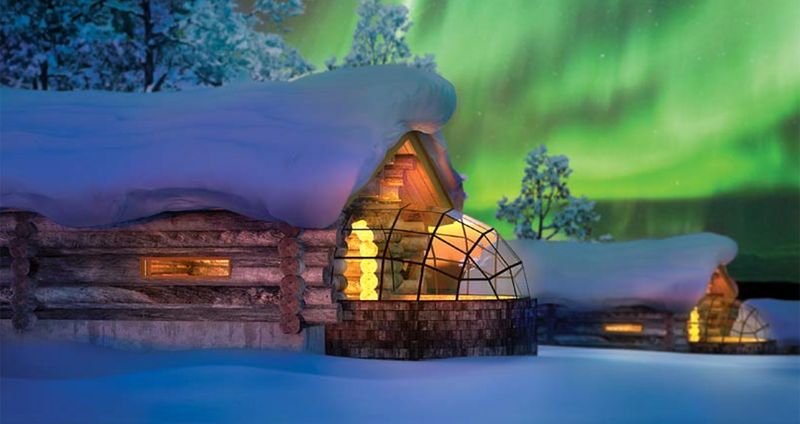Finnish Lapland's Northern Lights Show