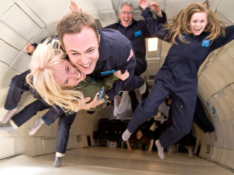 Zero-Gravity Flight Experience in Nevada