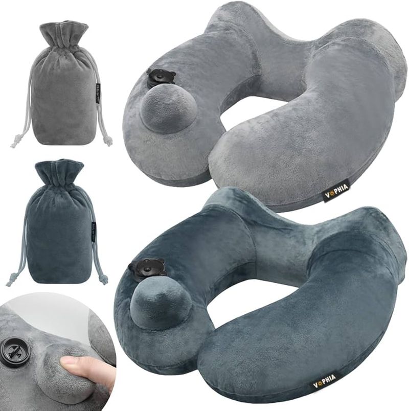 Inflatable Travel Pillow