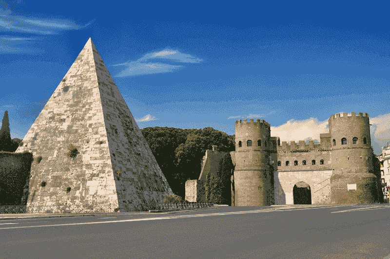 Protestant Cemetery & Pyramid Of Cestius