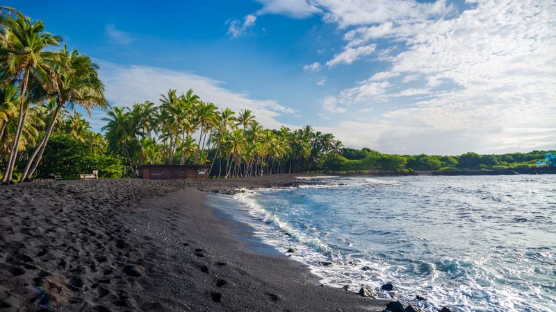 Visit Punalu'u Black Sand Beach