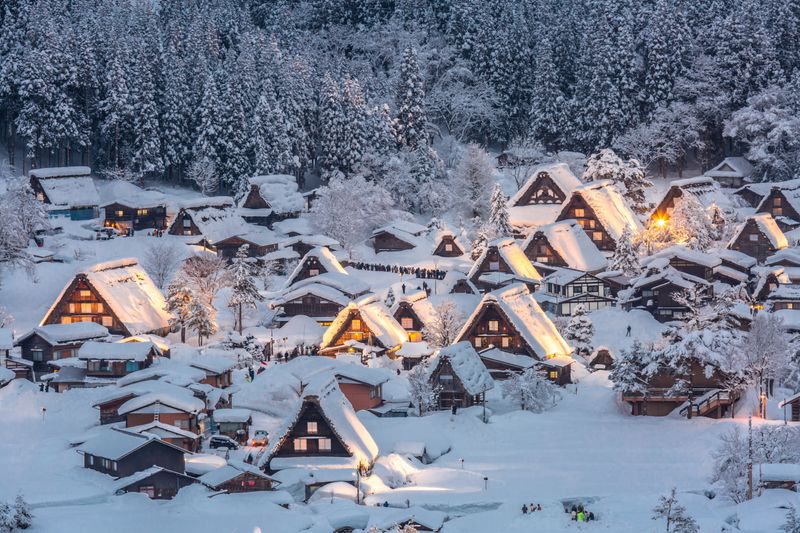 Ancient Mountain Village Of Shirakawa-go