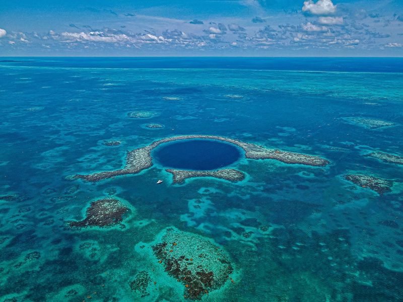 Dive the Great Blue Hole in Belize