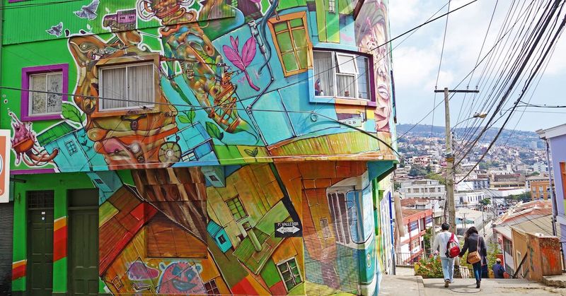 Valparaíso's Colorful Street Art Scene
