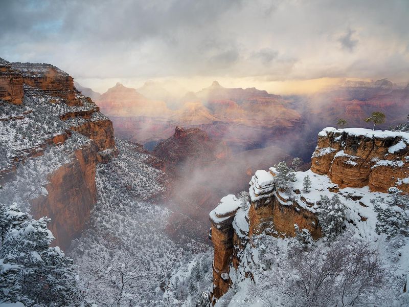 Grand Canyon's Winter Solitude