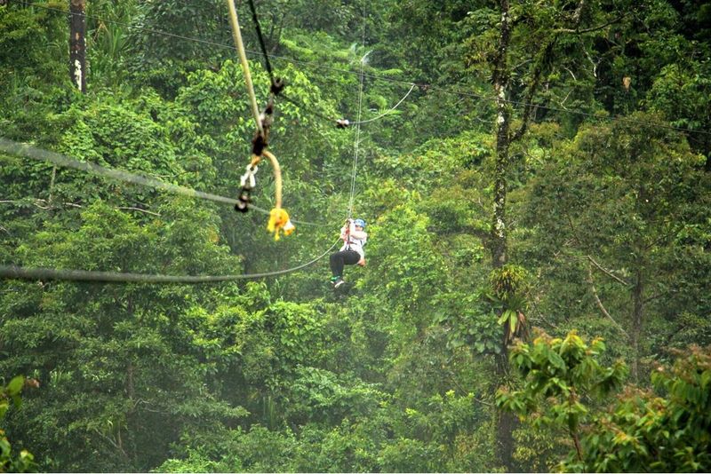 Ziplining in Costa Rica (Fell Flat)